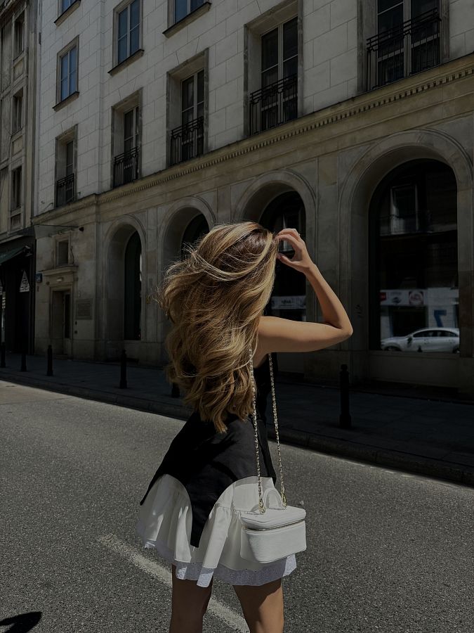 Сукня-корсет чорний+білий KOR0124/3 № 3