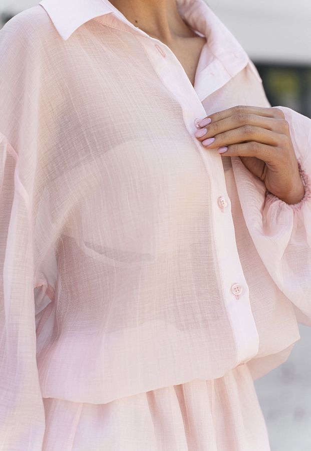 Костюм з органзи рожевий ПТ04/04 #RU# Костюм с органзы розовый ПТ04/04 № 4