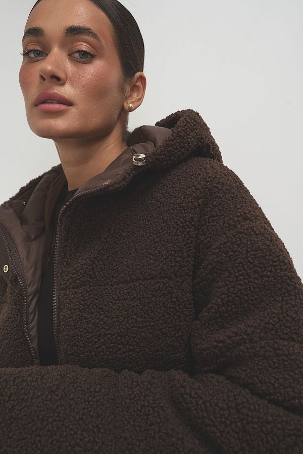 Куртка тедді коричнева 240902/3 #RU# Куртка тедди коричневий  240902/3 № 2