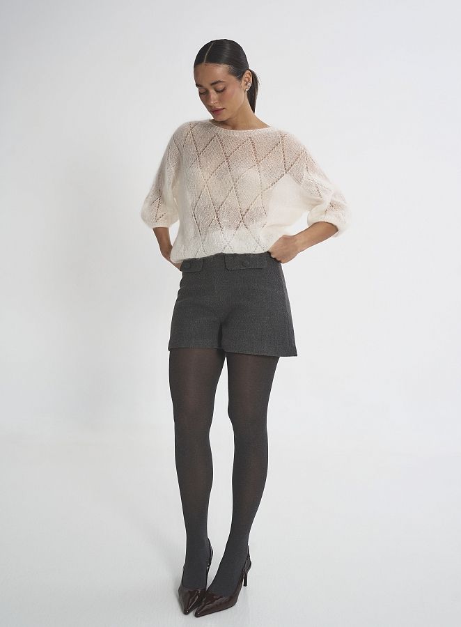 Шорти класичні темно-сірі SHBR/1 #RU# Шорты классические темно-серые SHBR/1 № 1