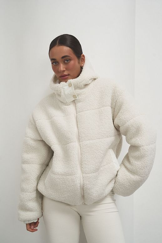 Куртка тедді молочна - №2