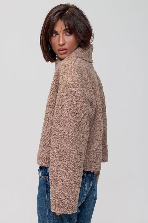 Куртка хутряна капучіновий - №2