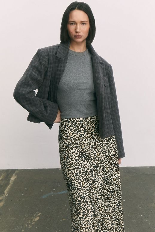 Спідниця максі леопардова - №2