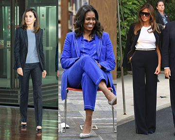 Яким костюмам віддають перевагу перші леді: від класики до страз