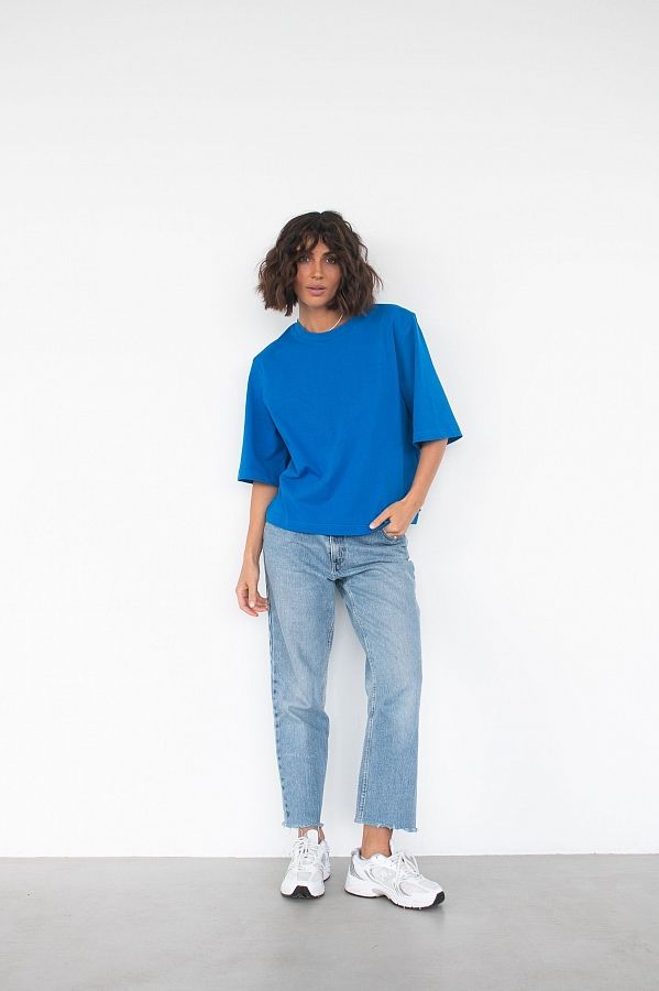 Базова футболка середній рукав синя TR30299/1 #RU# Базовая футболка средний рукав TR30299/1 № 3