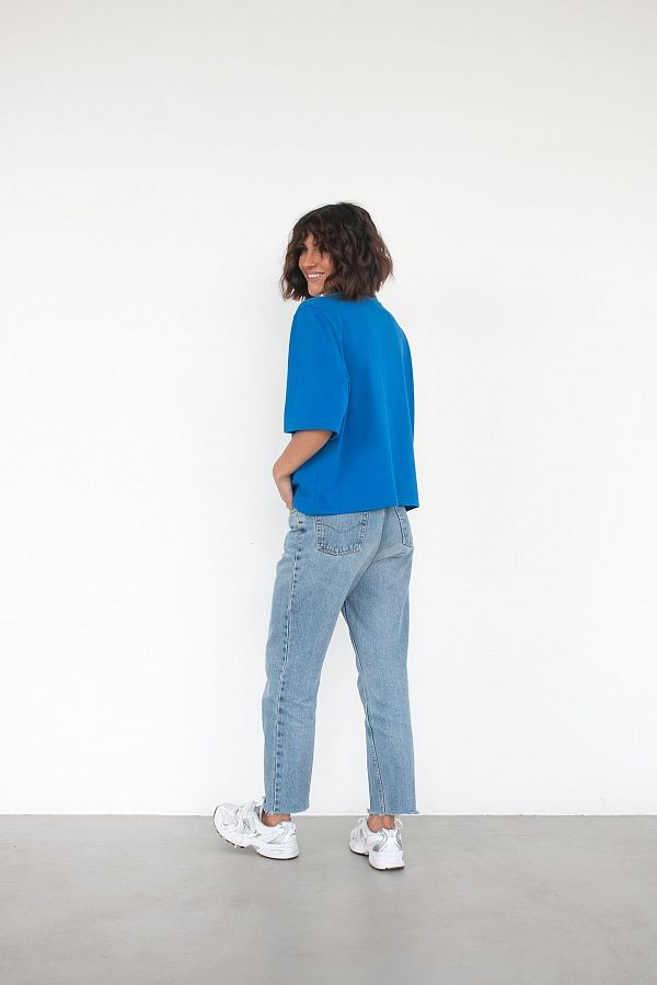 Базова футболка середній рукав синя TR30299/1 #RU# Базовая футболка средний рукав TR30299/1 № 4