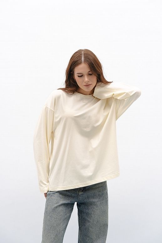 Лонгслів oversize MBocharova лимонний