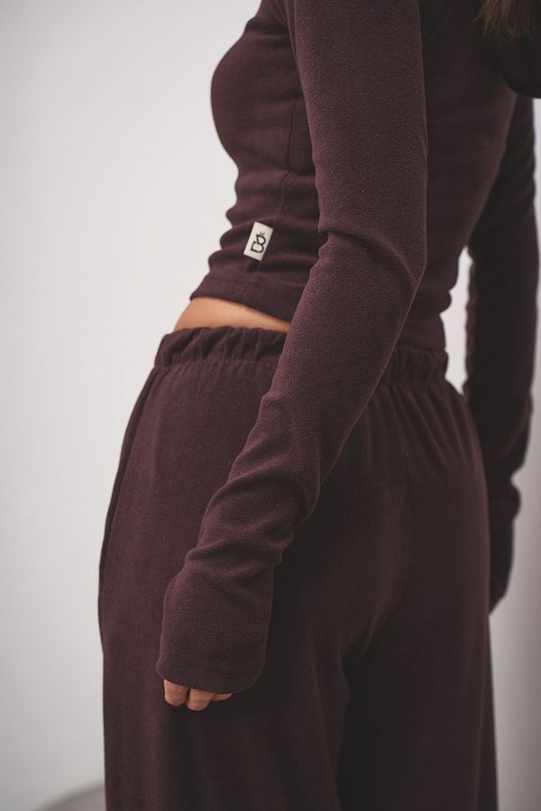 Костюм приталений із замком коричневий KOSPR/4 #RU# Костюм приталенный с замком коричневый KOSPR/4 № 6