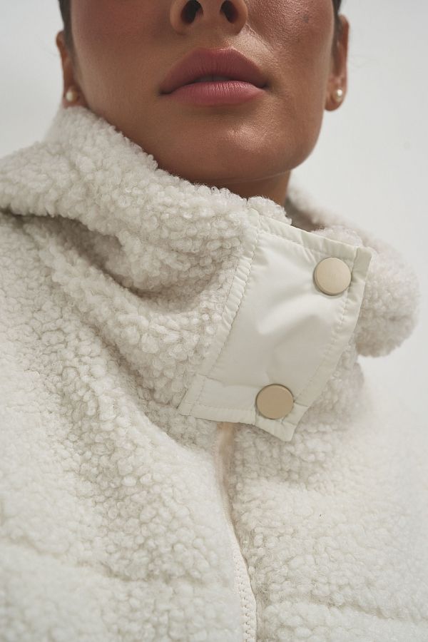 Куртка тедді молочна 240902/1 #RU# Куртка двухсторонняя тедди молочная  240902/1 № 3