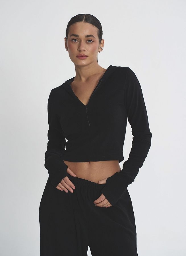 Костюм приталений із замком чорний KOSPR/5 #RU# Костюм приталенный с замком черный KOSPR/5 № 3